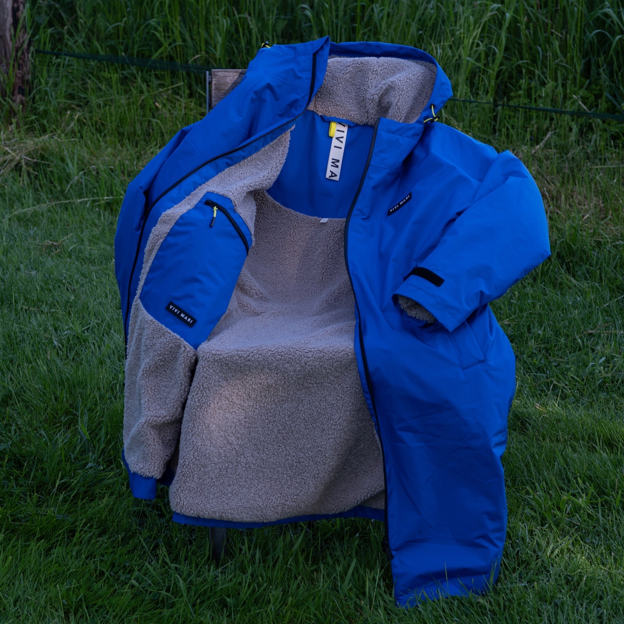 Rain Parka blue/stone - VIVI MARI