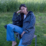 Rain Parka leo navy-olive/navy - VIVI MARI
