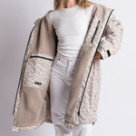 Rain Parka leo stone-sand/stone - VIVI MARI