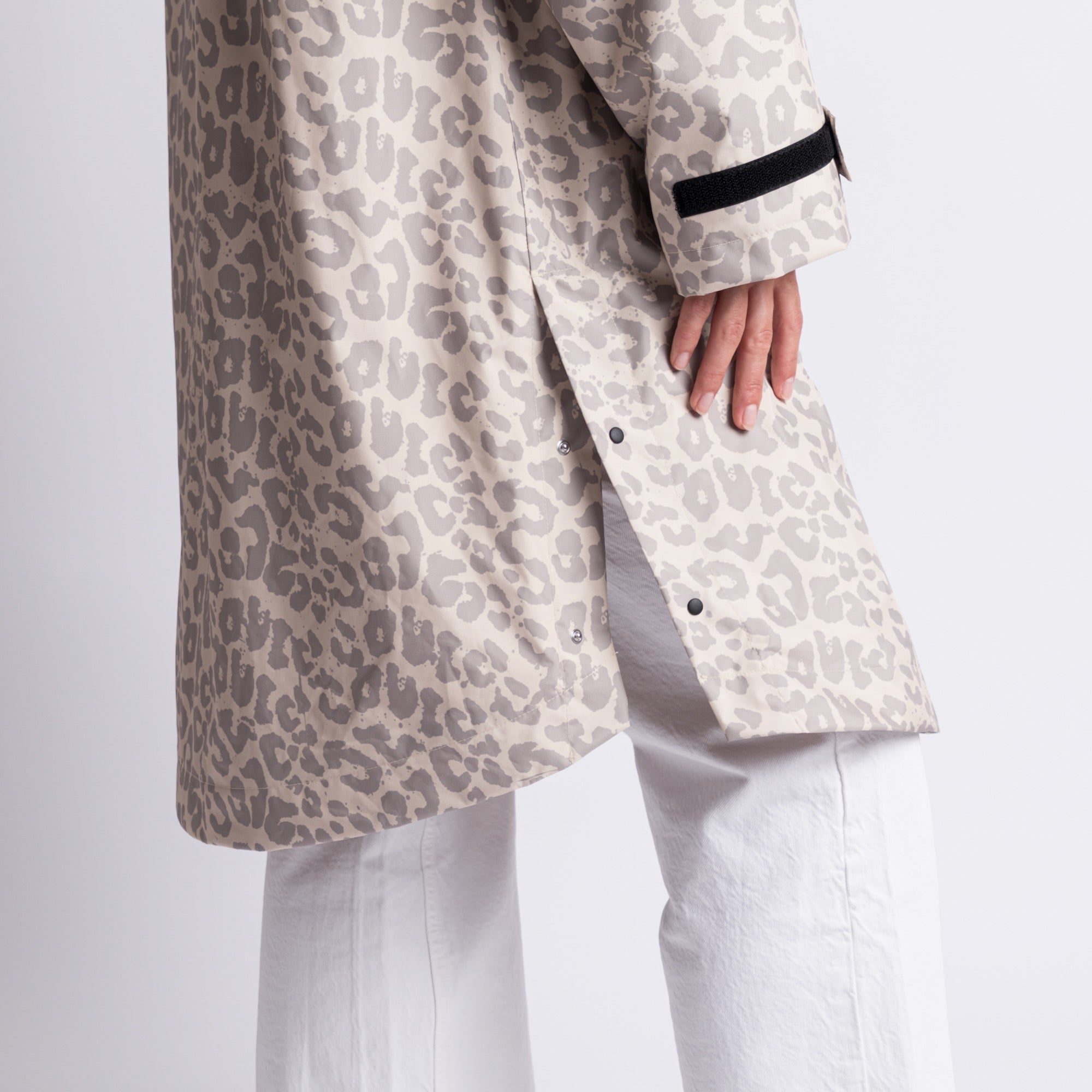 Rain Parka leo stone-sand/stone - VIVI MARI