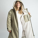 Rain Parka pale olive/sand - VIVI MARI