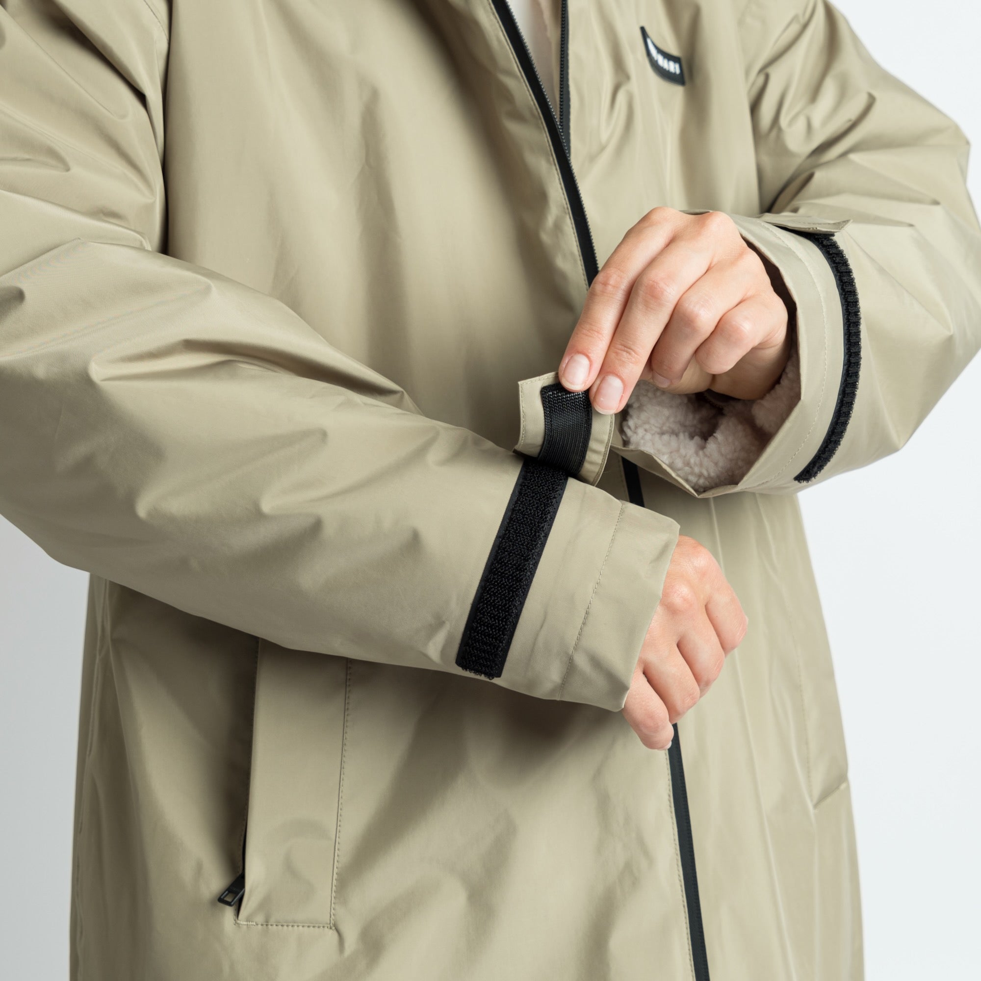 Rain Parka pale olive/sand - VIVI MARI