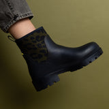 Rainboots short navy/leo navy - olive - VIVI MARI