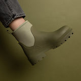 Rainboots short solid pale olive - VIVI MARI