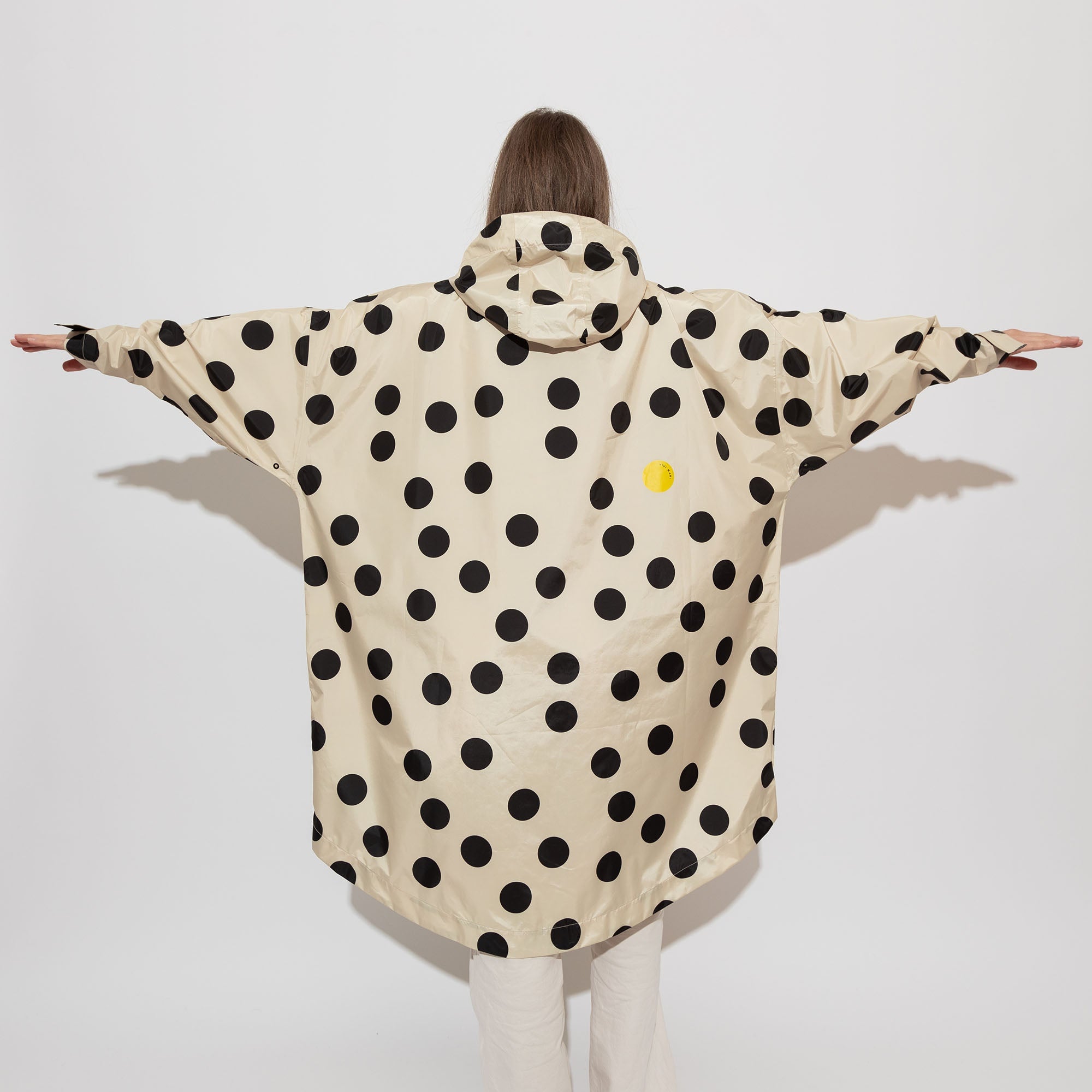 Raincoat dots black/sand - VIVI MARI