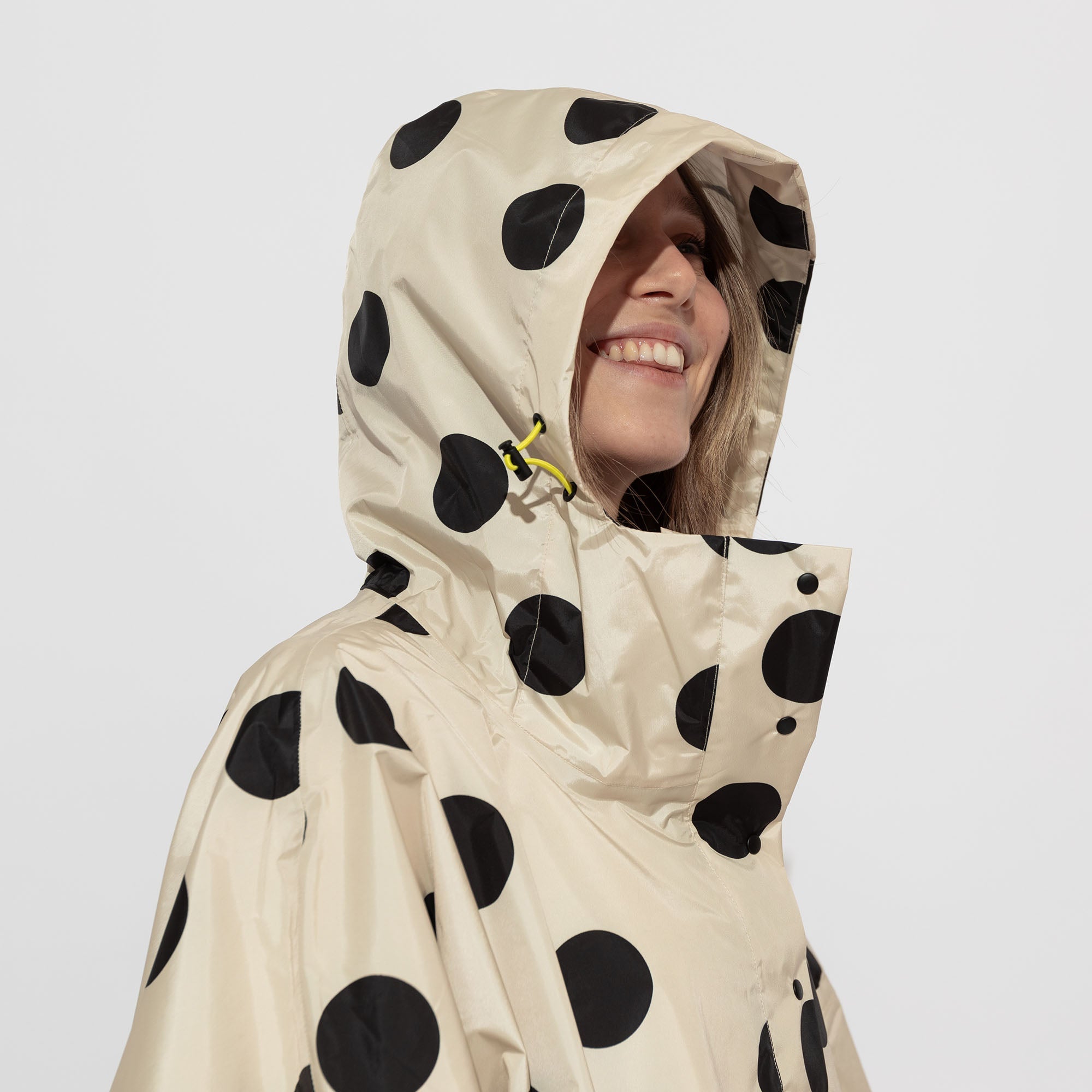 Raincoat dots black/sand - VIVI MARI