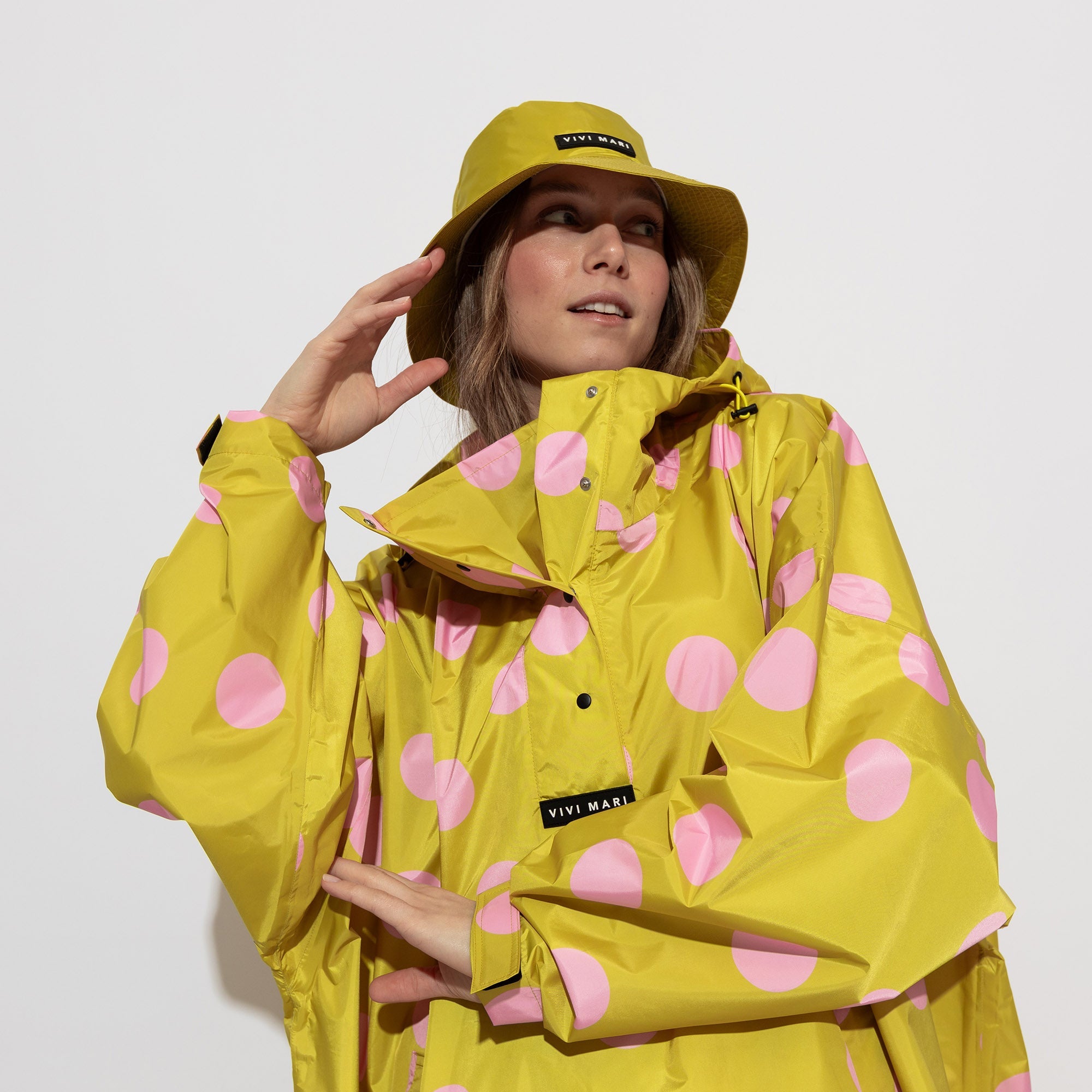 Raincoat dots citrus/rosé - VIVI MARI