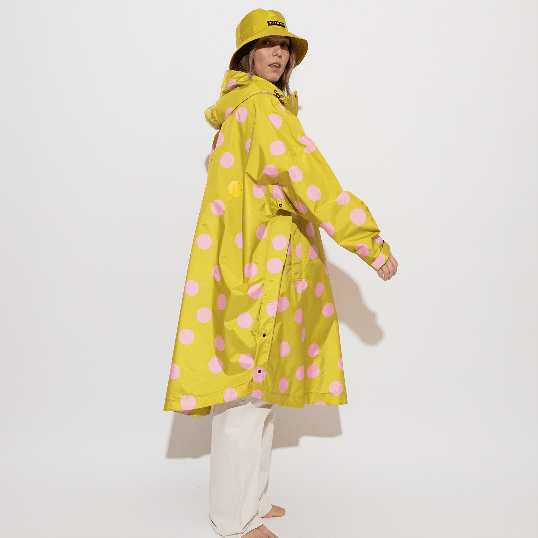 Raincoat dots citrus/rosé - VIVI MARI