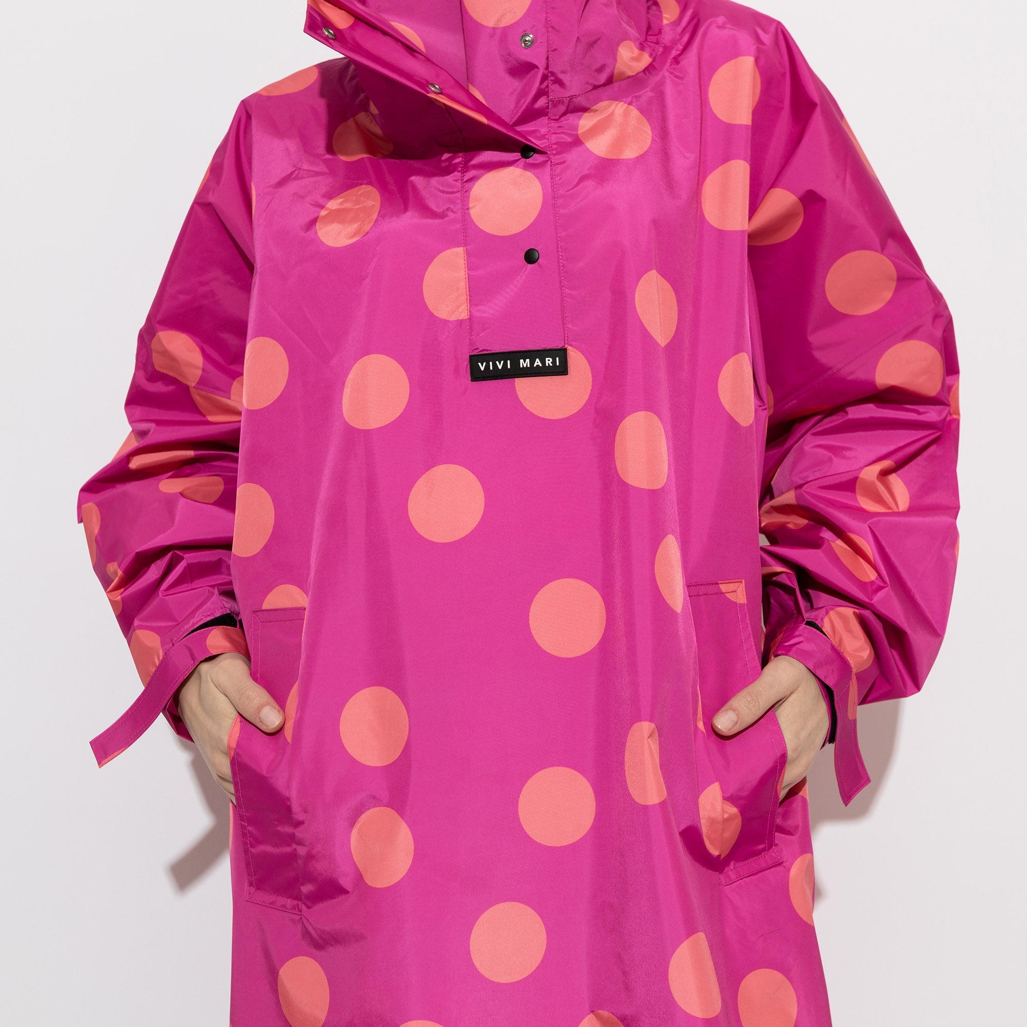 Raincoat dots magenta/peach - VIVI MARI