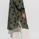 Raincoat dots olive/navy - VIVI MARI