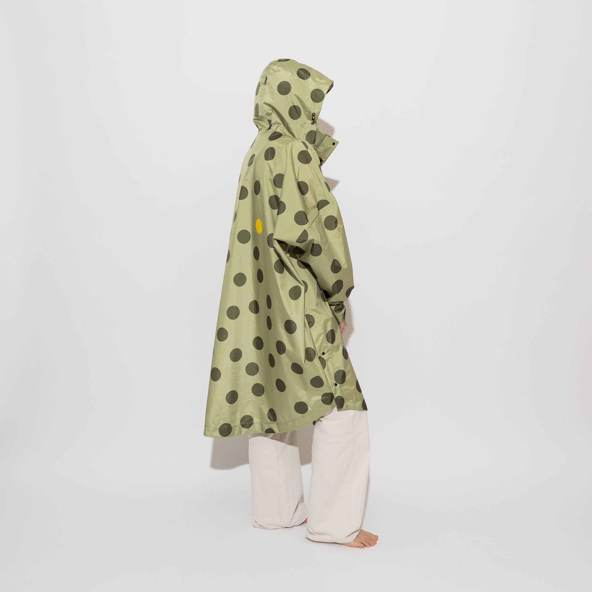 Raincoat dots pale olive/olive - VIVI MARI