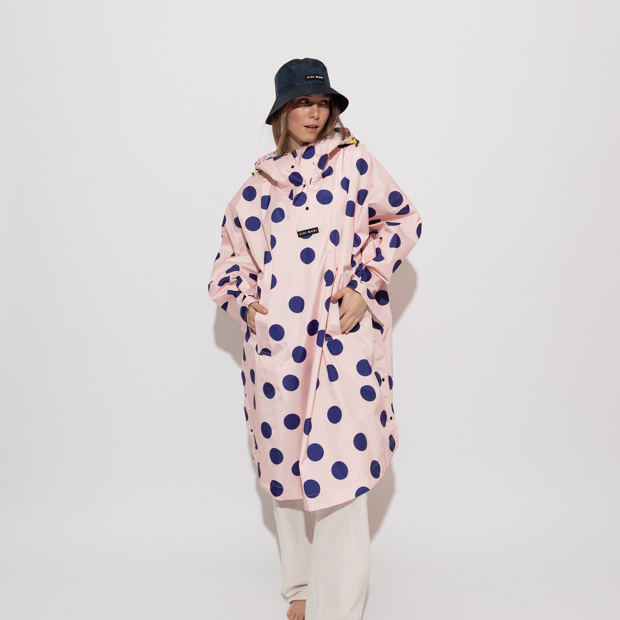 Raincoat dots powder/blue - VIVI MARI