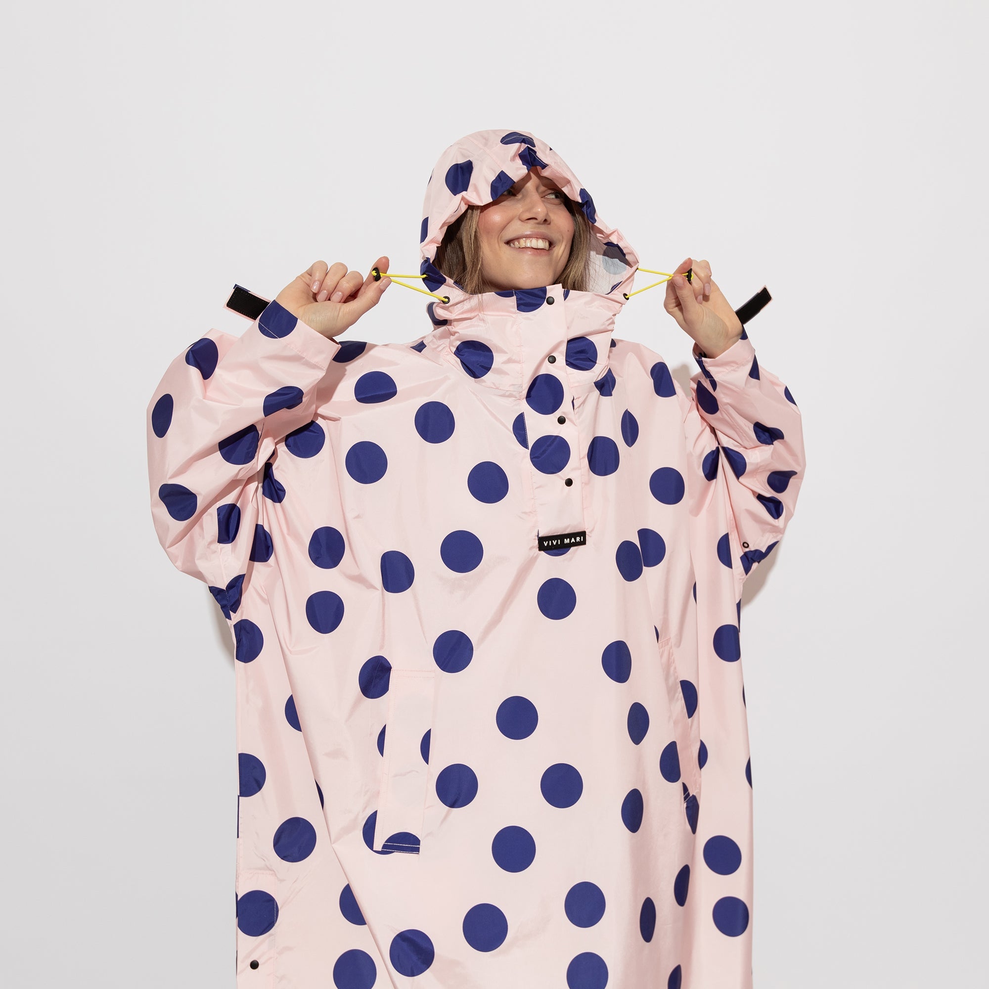 Raincoat dots powder/blue - VIVI MARI