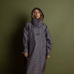Raincoat leo splashes dark grey/ash plum - VIVI MARI