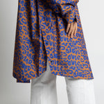 Raincoat leo splashes electric blue/caramel - VIVI MARI