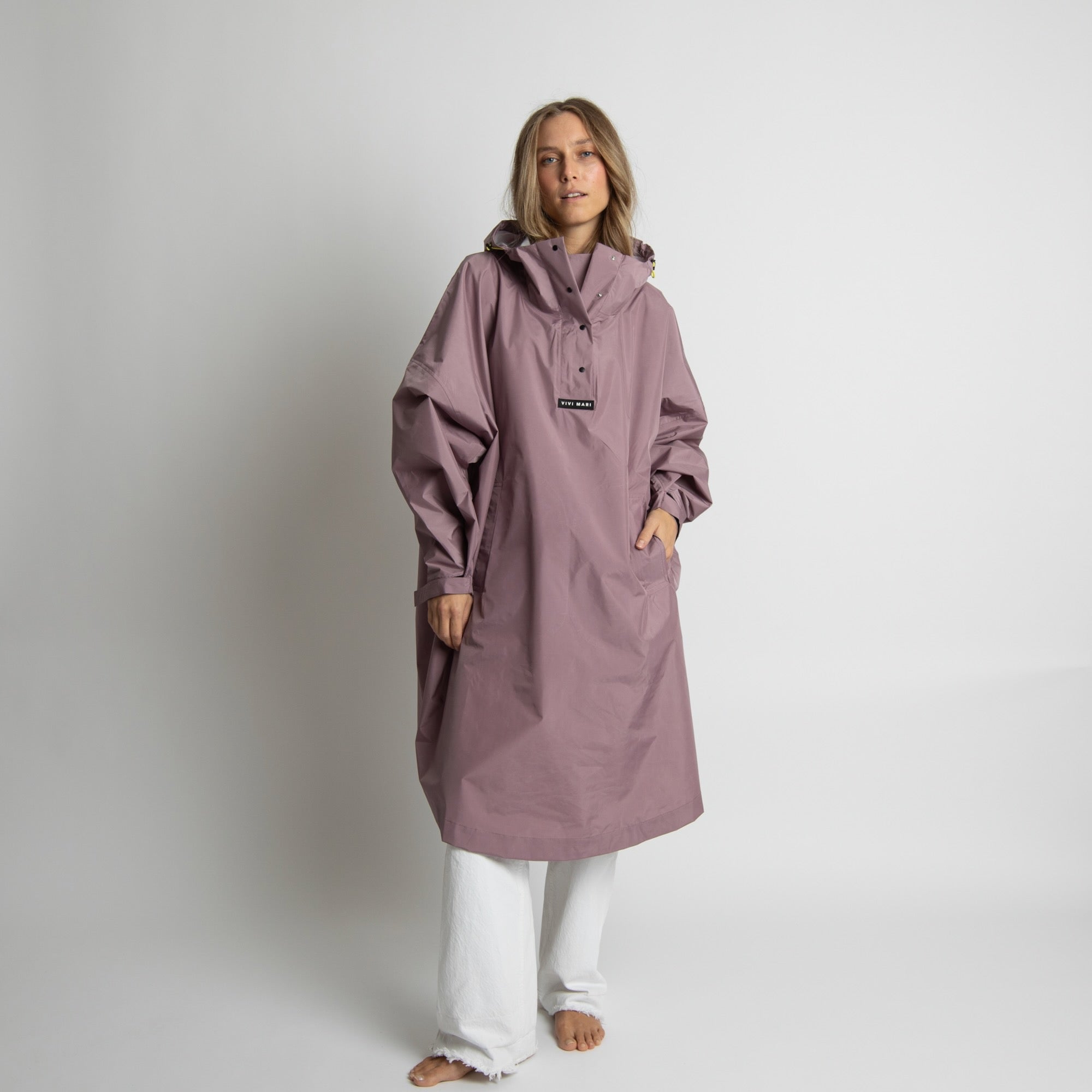 Raincoat solid ash plum - VIVI MARI