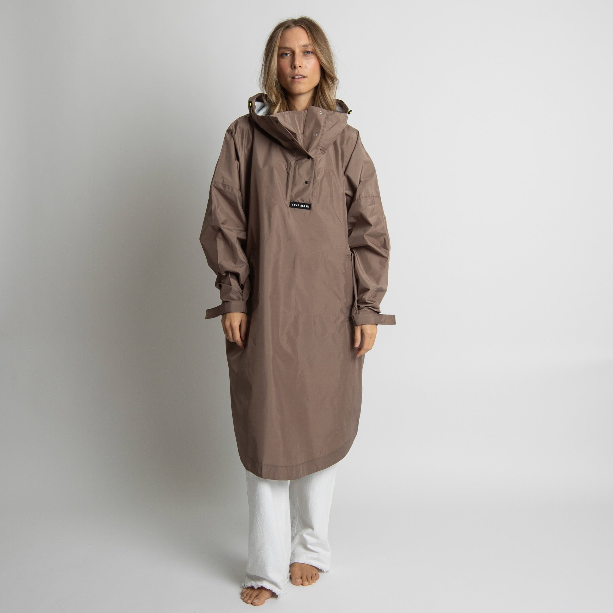 Raincoat solid dark mushroom - VIVI MARI