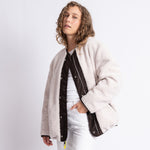 Reversible Bomber Jacket - chocolate/sand - VIVI MARI