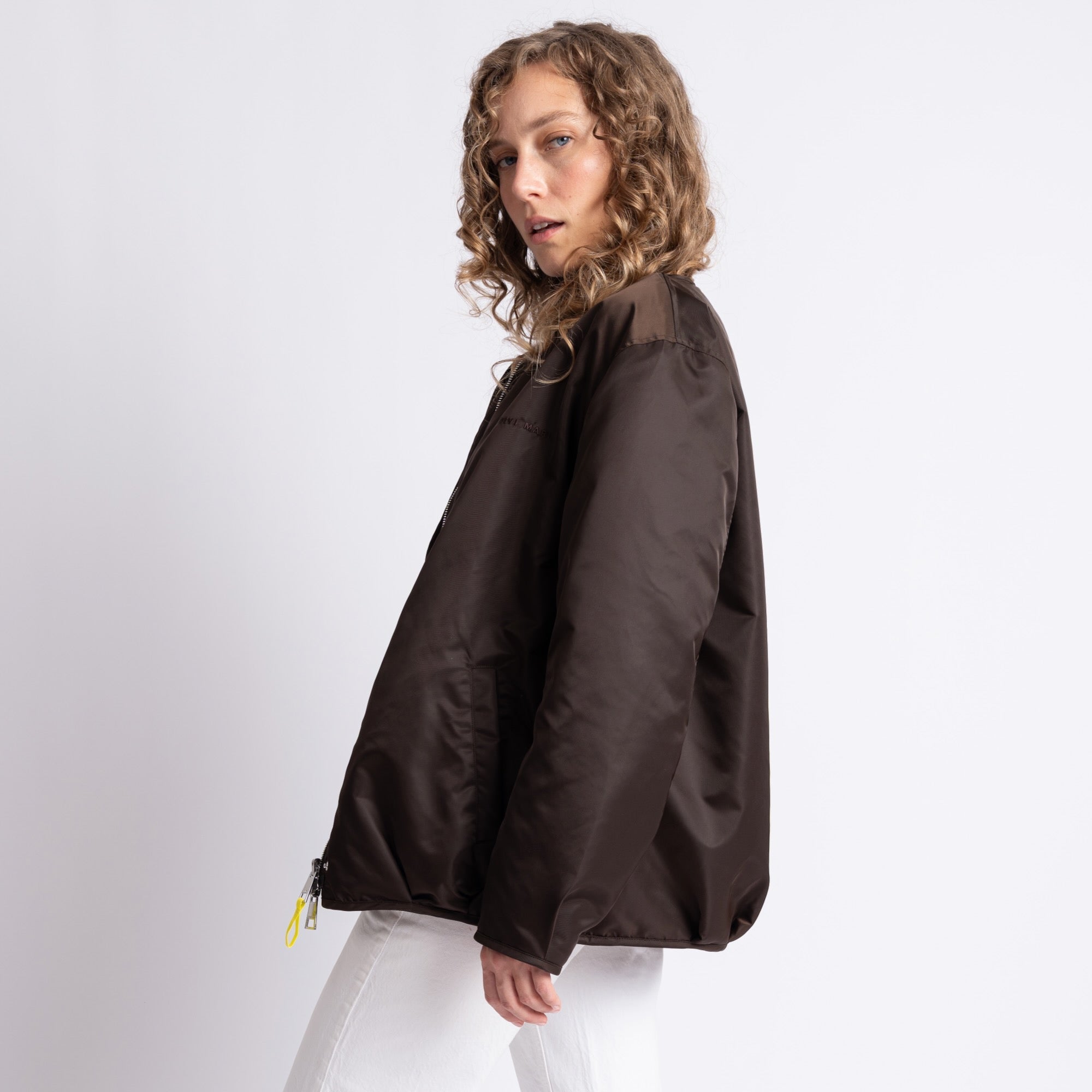 Reversible Bomber Jacket - chocolate/sand - VIVI MARI