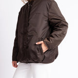 Reversible Bomber Jacket - chocolate/sand - VIVI MARI
