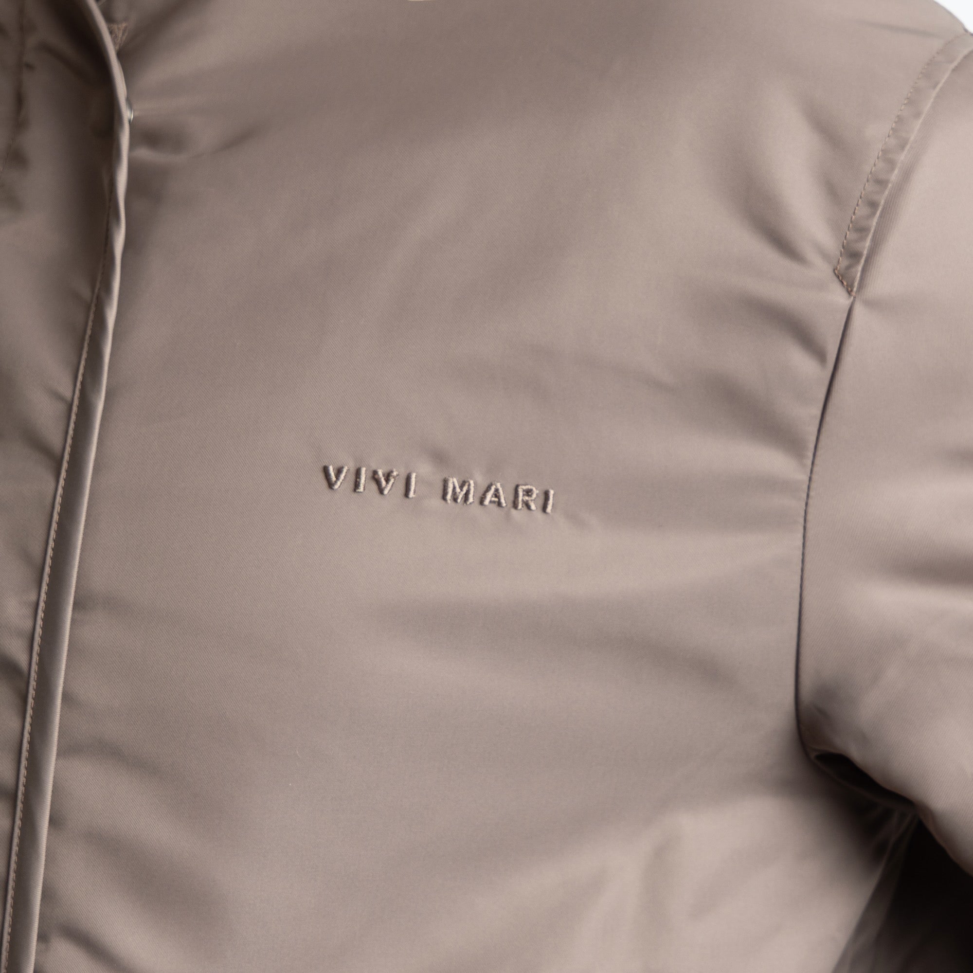 Reversible Bomber Jacket - dark mushroom/mushroom - VIVI MARI