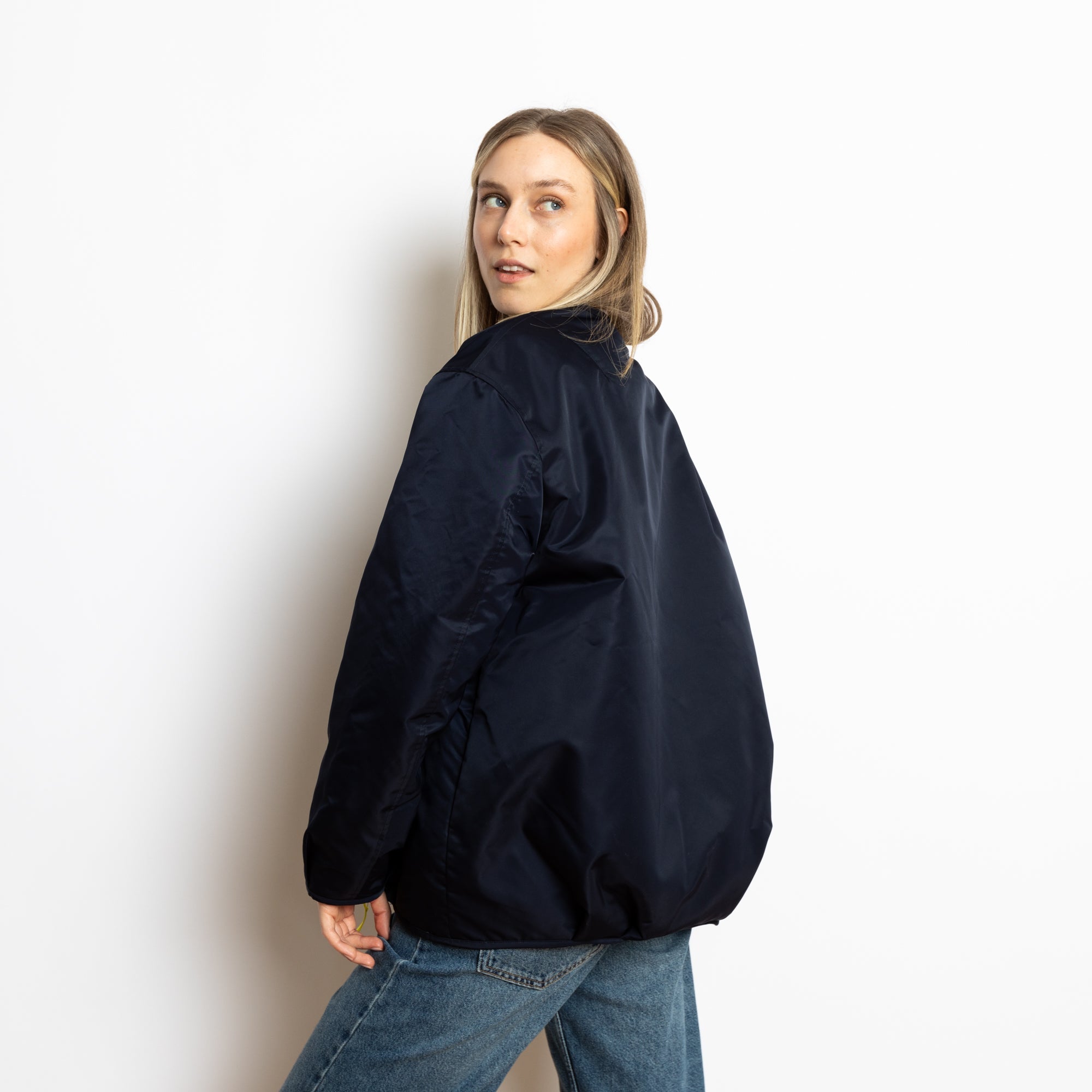 Reversible Bomber Jacket - navy/leo navy - olive - VIVI MARI