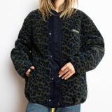 Reversible Bomber Jacket - navy/leo navy - olive - VIVI MARI