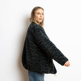 Reversible Bomber Jacket - navy/leo navy - olive - VIVI MARI