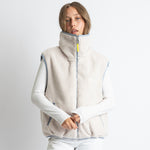 Reversible Bomber Vest - ash blue/sand - VIVI MARI