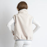 Reversible Bomber Vest - ash blue/sand - VIVI MARI