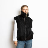 Reversible Bomber Vest - black/leo black - sand - VIVI MARI