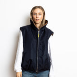 Reversible Bomber Vest - navy/caramel - VIVI MARI