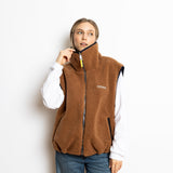 Reversible Bomber Vest - navy/caramel - VIVI MARI