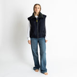 Reversible Bomber Vest - navy/leo navy - olive - VIVI MARI