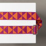 strap triangles magenta/orange - navy - VIVI MARI