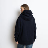 Sweat Jacket hoodie - solid navy - VIVI MARI