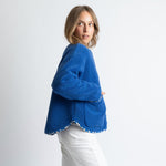 Teddy Fleece Jacket - blue - VIVI MARI