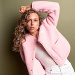 Teddy Fleece Jacket - candy pale pink - VIVI MARI