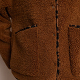 Teddy Fleece Jacket - caramel - VIVI MARI