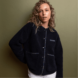 Teddy Fleece Jacket - navy - VIVI MARI