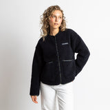 Teddy Fleece Jacket - navy - VIVI MARI