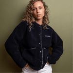 Teddy Fleece Jacket - navy - VIVI MARI