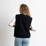 Teddy Fleece Vest - navy - VIVI MARI