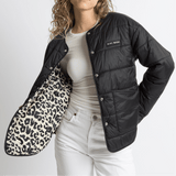 Ultra Light Puffer Jacket black/leo black - sand - VIVI MARI