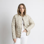 Ultra Light Puffer Jacket stone/leo stone - sand - VIVI MARI
