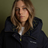 Winter Parka navy/leo navy - olive - VIVI MARI