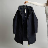 Winter Parka navy/leo navy - olive - VIVI MARI