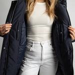 Winter Parka navy/leo navy - olive - VIVI MARI