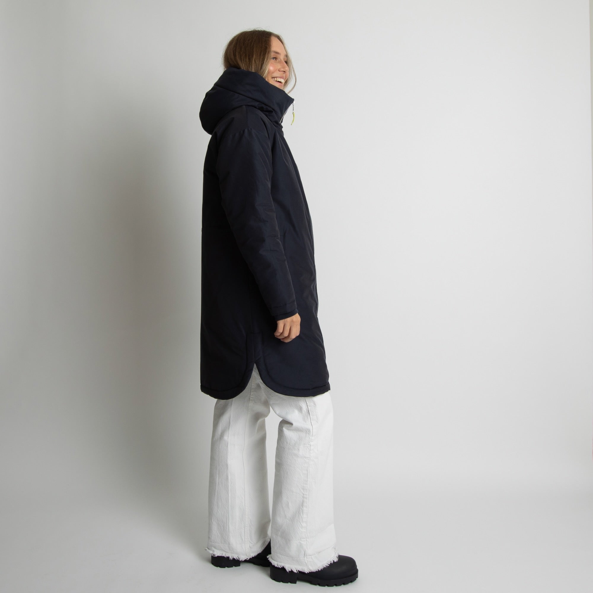 Winter Parka navy/leo navy - olive - VIVI MARI