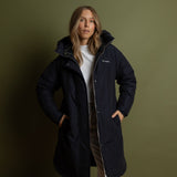 Winter Parka navy/leo navy - olive - VIVI MARI
